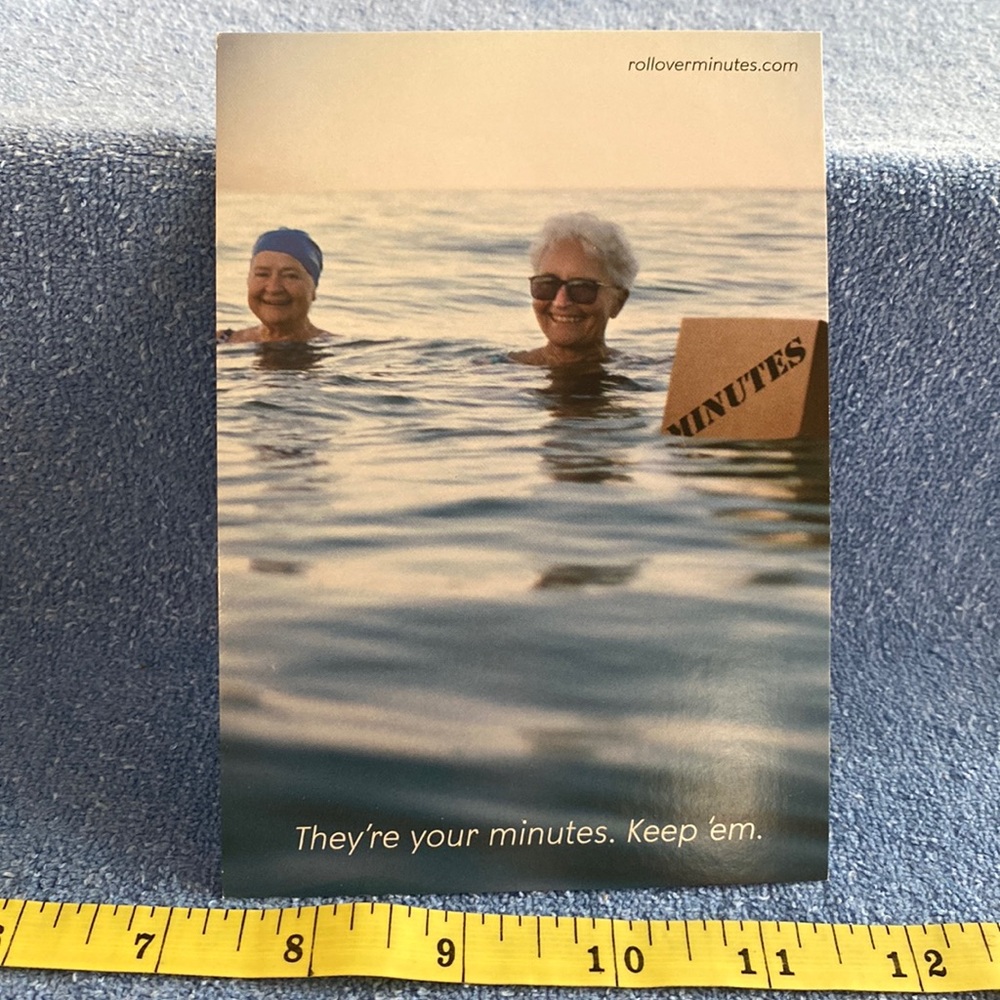 BellSouth Postcard Ad GoCard 2000